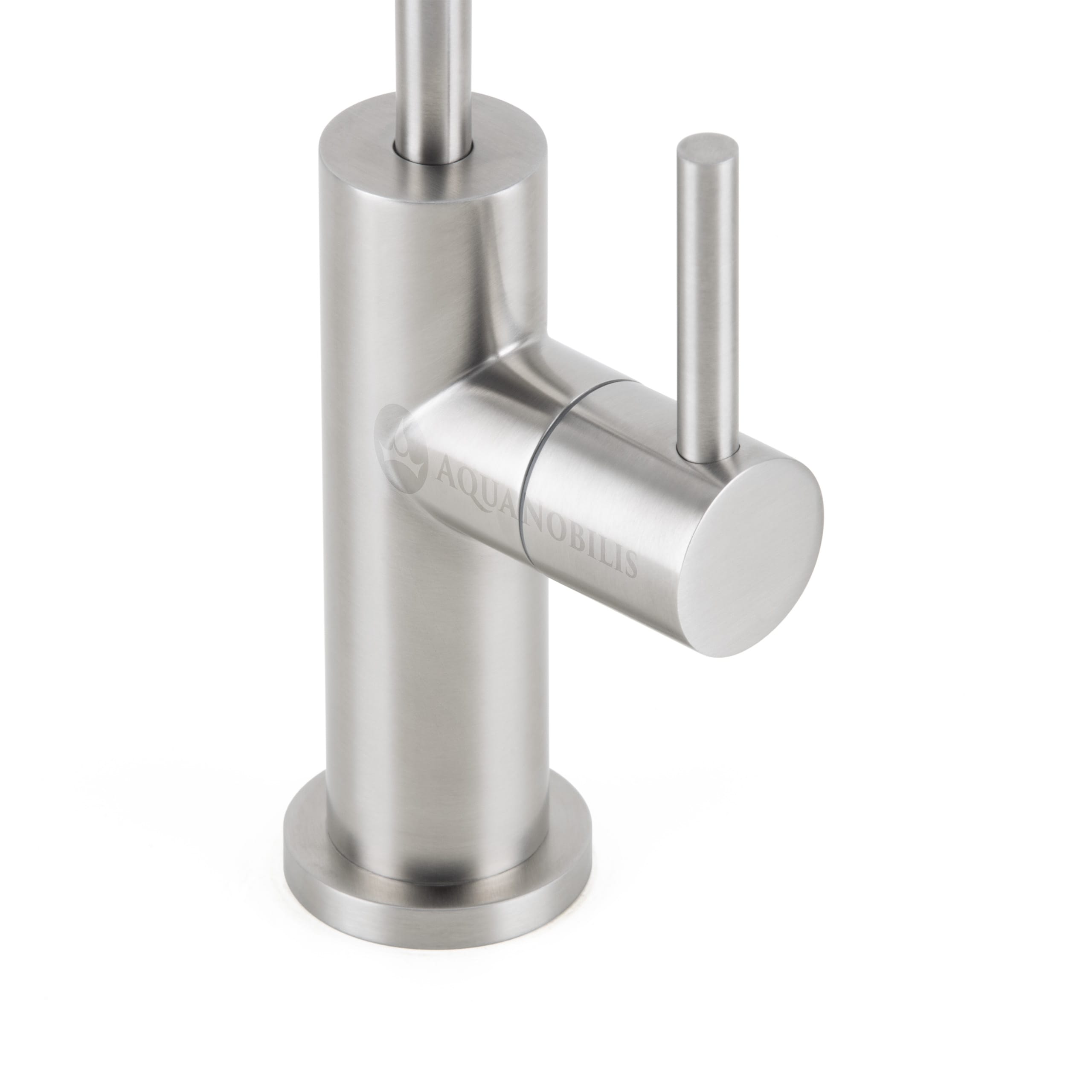 Vizio 1 Wege Edelstahl Wasserhahn - matt - Detail Bedienhebel