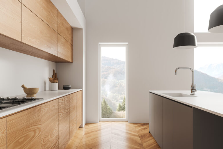 Aufgeräumte Küche Dank sauberer Untertischinstallation